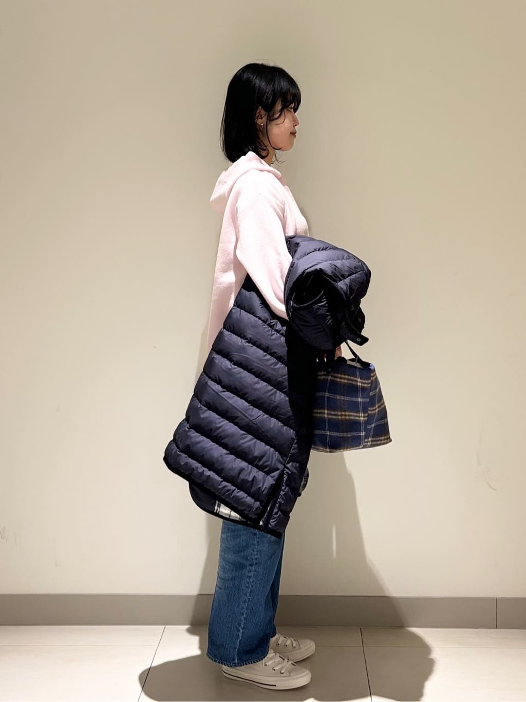 mayuさんの「Dessin｜【撥水・2WAY】ミュラーダウンコートロング丈」を使ったコーディネート