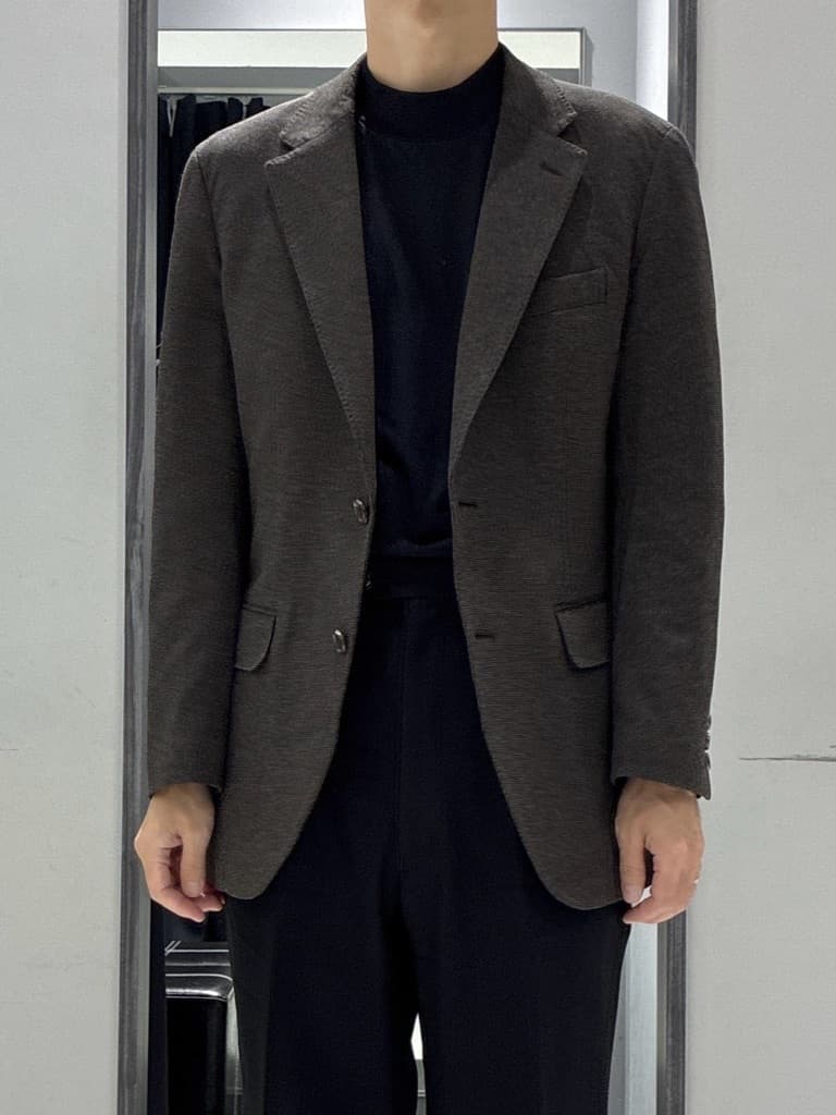 わいずみさんの「TAKEO KIKUCHI｜【None Of Stress】アクティブジャージ 千鳥 ジャケット」を使ったコーディネート