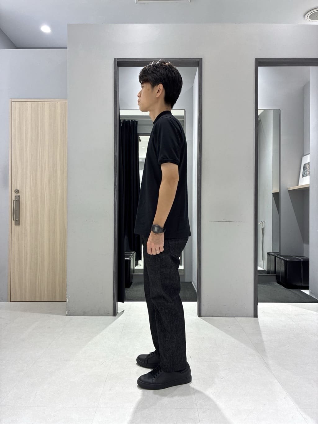 わいずみさんの「TAKEO KIKUCHI｜【COOL CITY WEAR】インドライ天竺モックネック プルオーバー /吸汗速乾」を使ったコーディネート