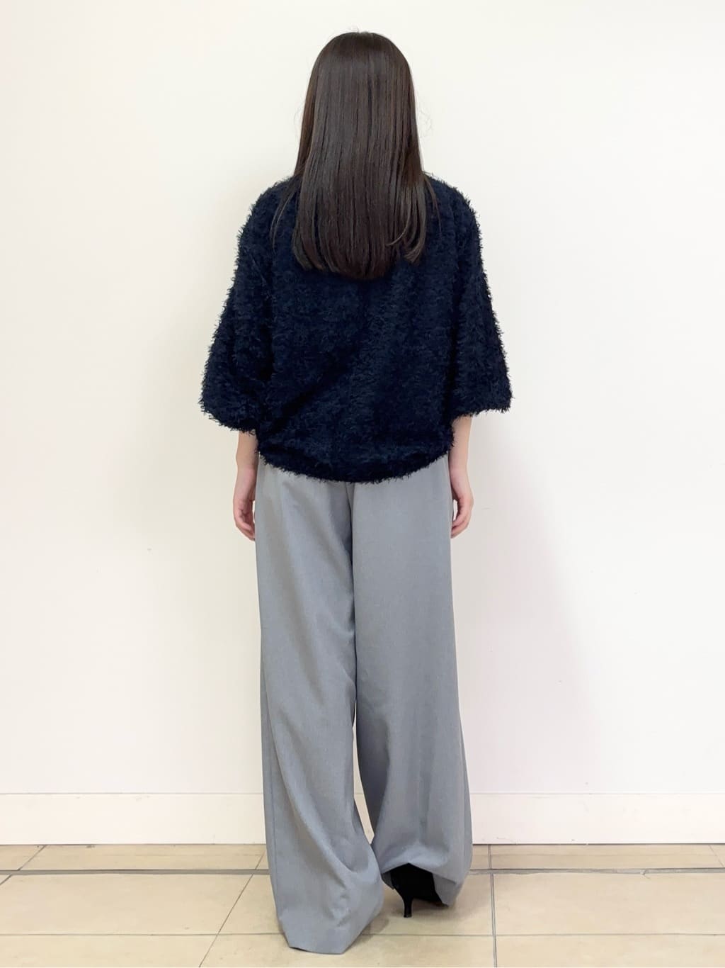 あやかさんの「UNTITLED｜【洗える/1枚で着映え】カットジャカードトップス」を使ったコーディネート