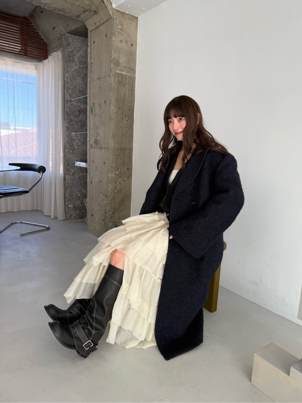 miyu maesakaさんの「CODE A｜M long coat」を使ったコーディネート