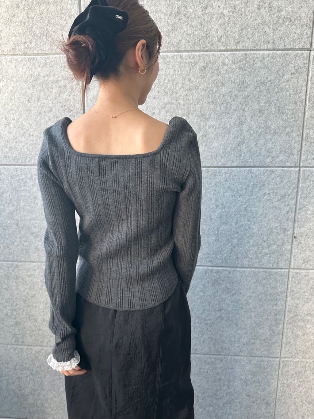 harunaさんの「CODE A｜pencil sheer skirt」を使ったコーディネート