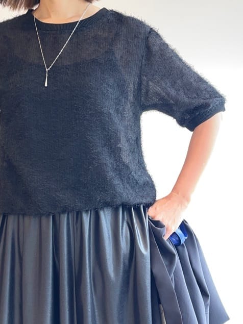 murayamaさんの「INDIVI｜【軽く羽織れる！】ダブルジャケット」を使ったコーディネート