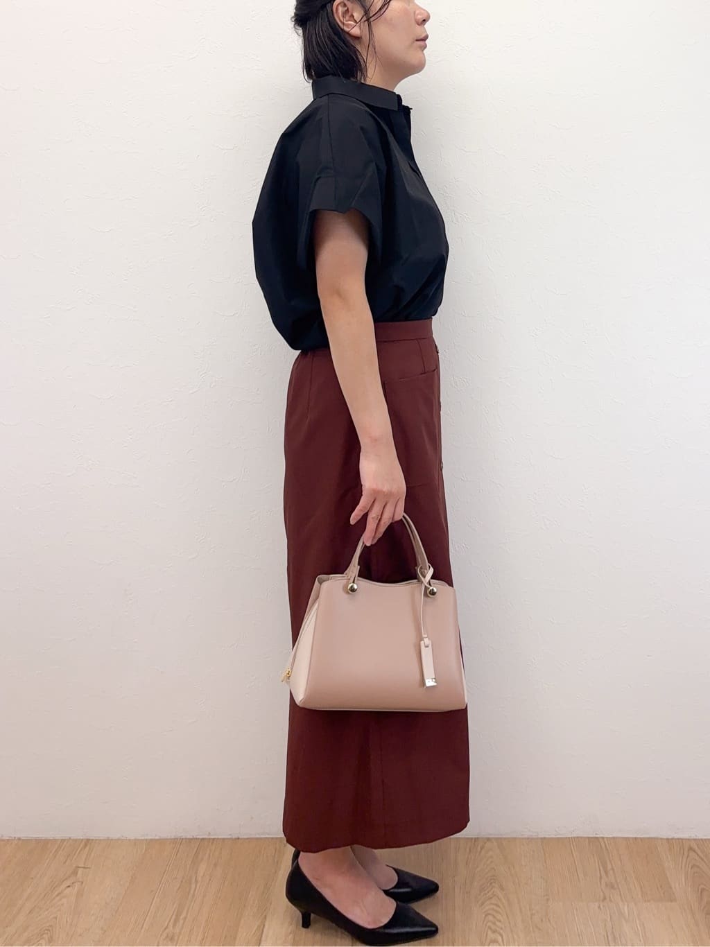 Takeさんの「OPAQUE.CLIP｜《andGIRL掲載》リラクシーシャツ【洗濯機洗い可】」を使ったコーディネート