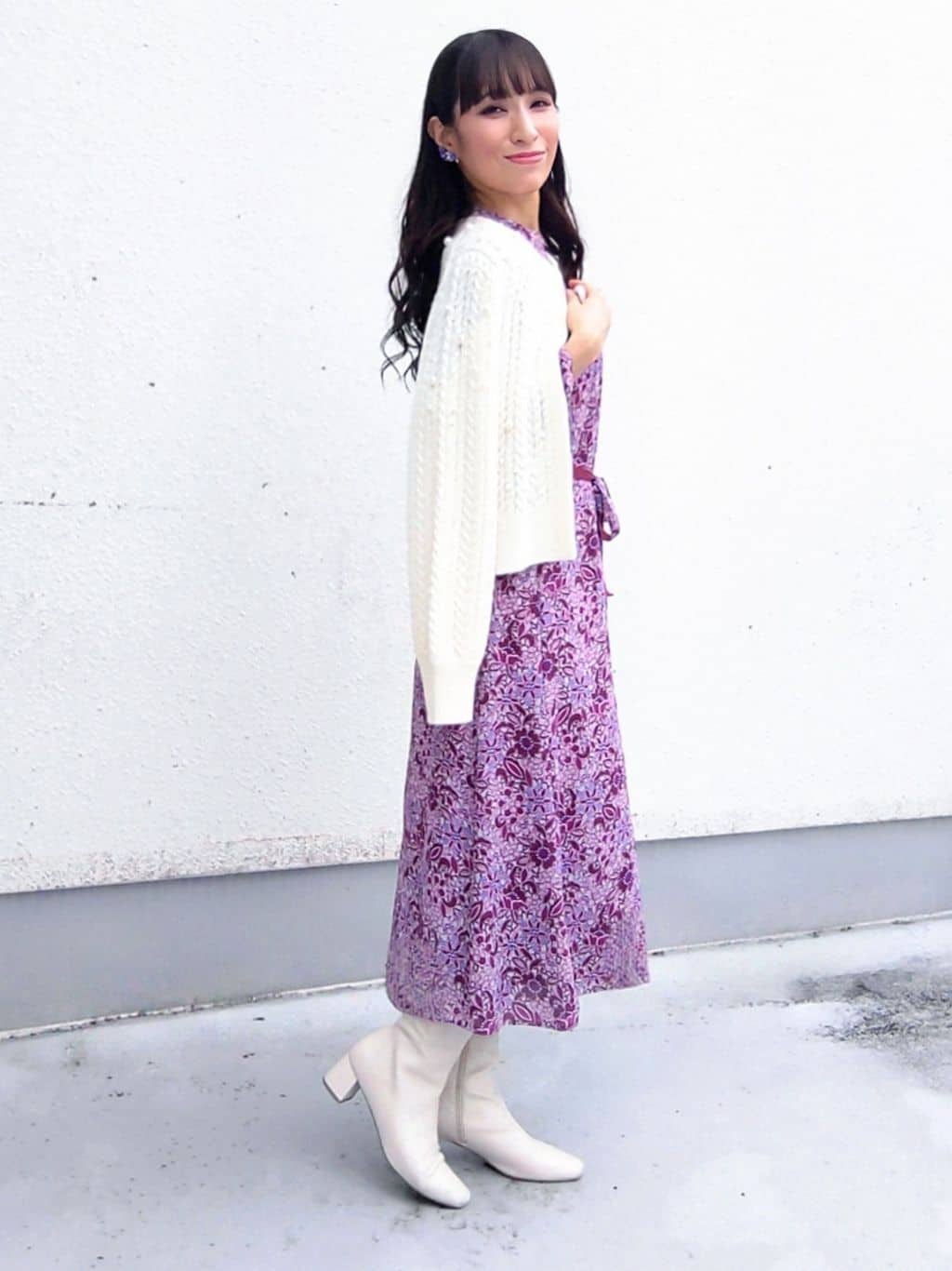 keinaさんの「SunaUna｜【COLLECTION LINE】パール調カーデ」を使ったコーディネート