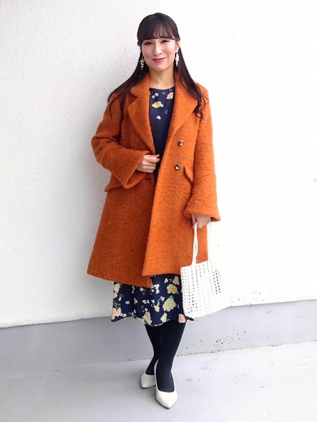 keinaさんの「SunaUna｜【COLLECTION LINE】ブークレーコート」を使ったコーディネート
