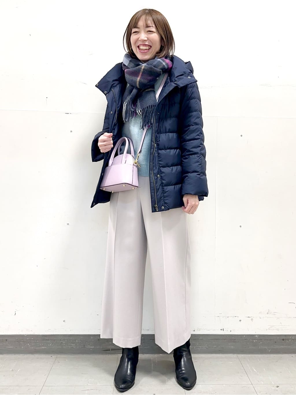 イト子さんの「Reflect｜【SS-4Lサイズ】フーデッドミドルダウンコート」を使ったコーディネート