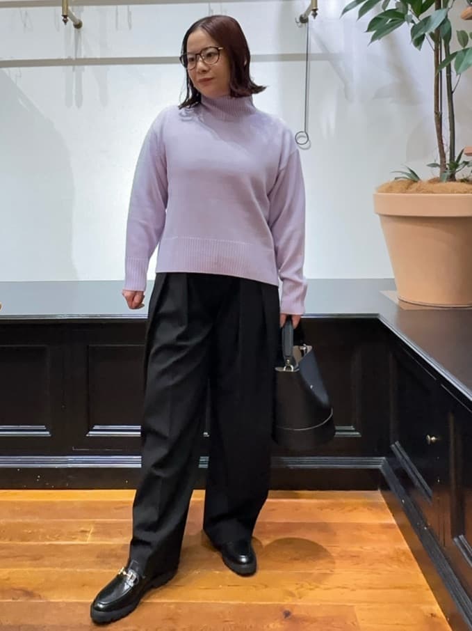 Asamiさんの「DRESSTERIOR｜シュリンクレザーバケットBAG」を使ったコーディネート