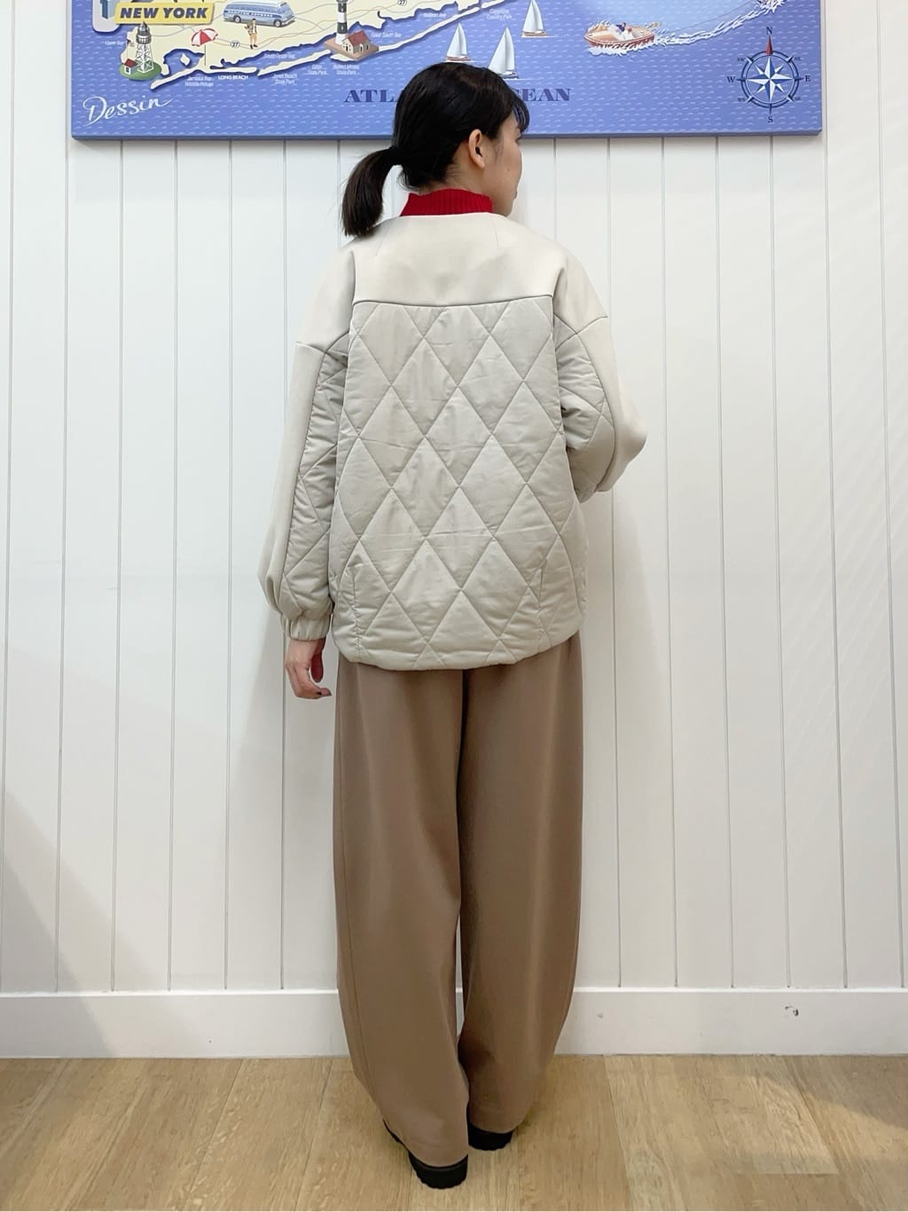 Mayaさんの「Dessin｜ダンボールジップブルゾン」を使ったコーディネート