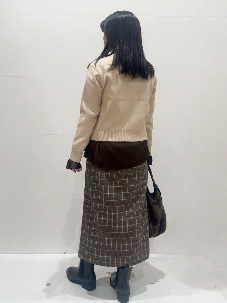 Minさんの「OPAQUE.CLIP｜フリルカラーブラウス【洗濯機OK】」を使ったコーディネート