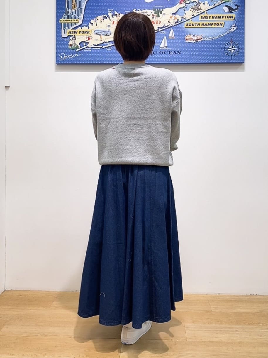 Hamaさんの「Dessin｜【洗える】刺繍入りジャカードニット」を使ったコーディネート