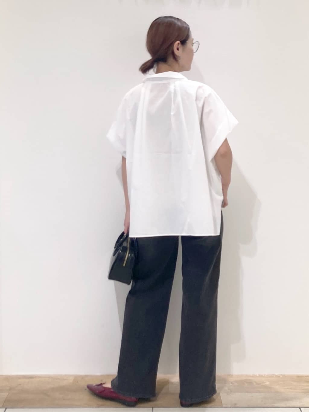 たけねぇさんの「OPAQUE.CLIP｜ストレッチバギーデニム【洗濯機洗い可】《SS～LL》」を使ったコーディネート
