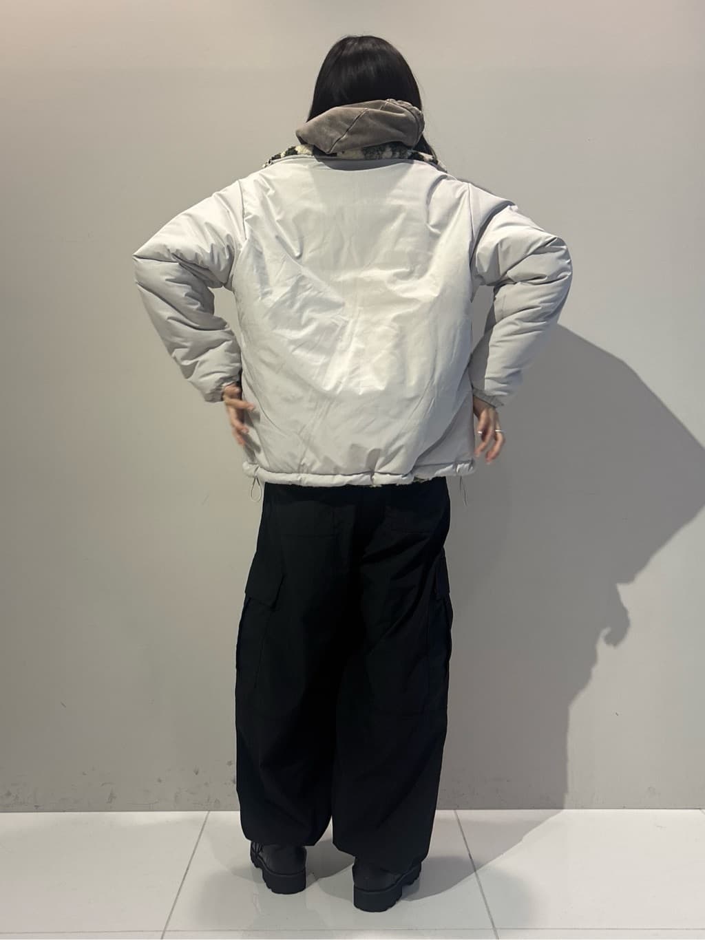 Akutagawaさんの「tk.TAKEO KIKUCHI｜【WEB限定】リバーシブルボアブルゾン」を使ったコーディネート