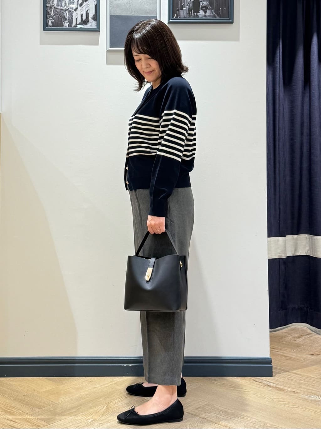 Lilyさんの「grove｜【洗える】着回し優秀！フラップポケットワイドパンツ」を使ったコーディネート