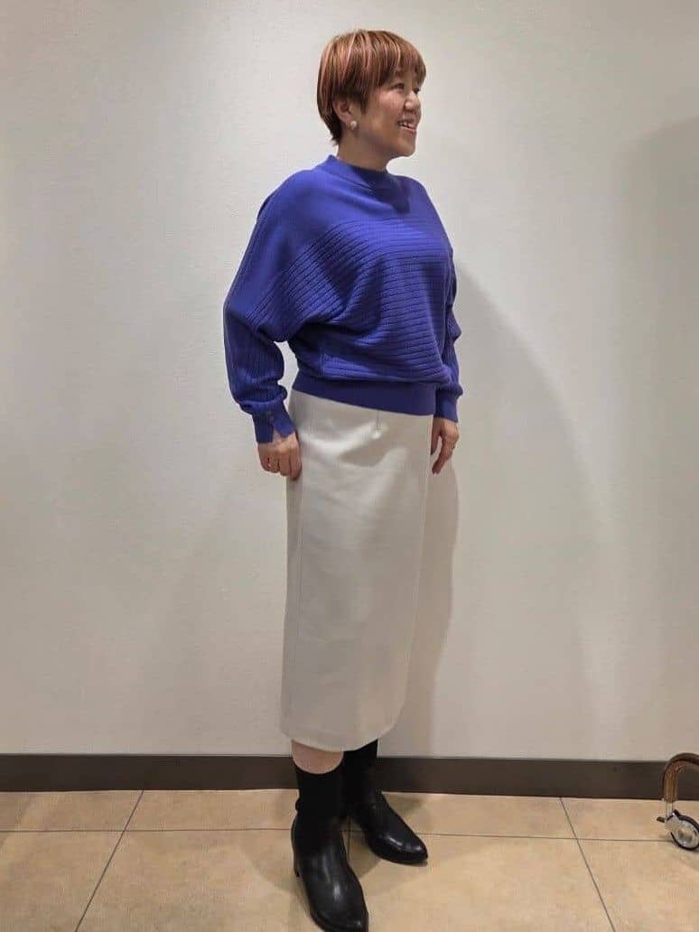 yoshiさんの「Reflect｜【秋映え／ゆったり着られる◎】ドルマンシルエットニット」を使ったコーディネート
