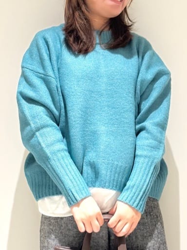 Liriさんの「Dessin｜【洗える】クルーネックワイドニット」を使ったコーディネート