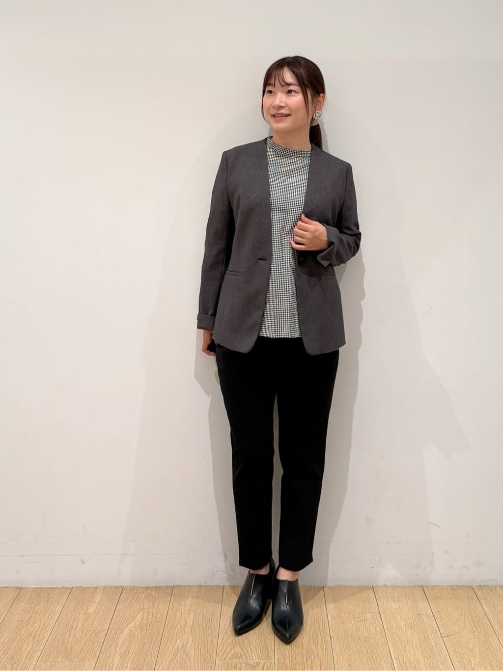 maiさんの「INDIVI｜【UVケア／吸汗速乾】スリーブデザインブラウス」を使ったコーディネート