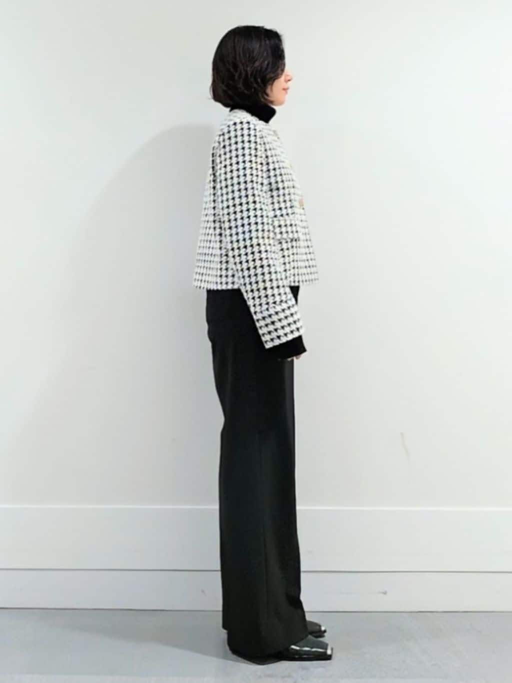 ミズタさんの「UNTITLED｜【セットアップ可能】クラシックチドリ ジャケット」を使ったコーディネート