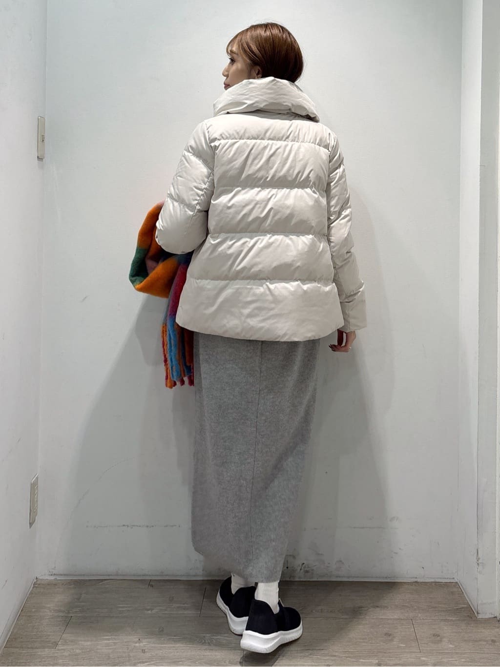 ぶまりんさんの「OPAQUE.CLIP｜アート柄シャギーニット【洗濯機OK】」を使ったコーディネート