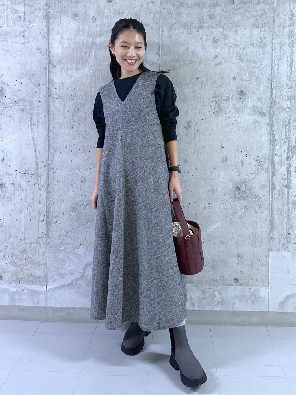 kumiさんの「Dessin｜【撥水・2WAY】ミュラーダウンコートミドル丈」を使ったコーディネート