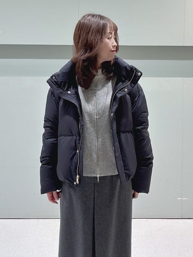 makiさんの「UNTITLED｜【トレンド/撥水機能/防寒】ショートダウンコート」を使ったコーディネート