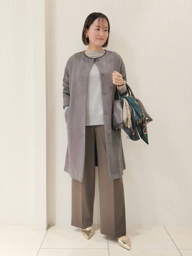 naokoさんの「UNTITLED｜【8色展開/体型カバー】魅せるタイムレスニット」を使ったコーディネート