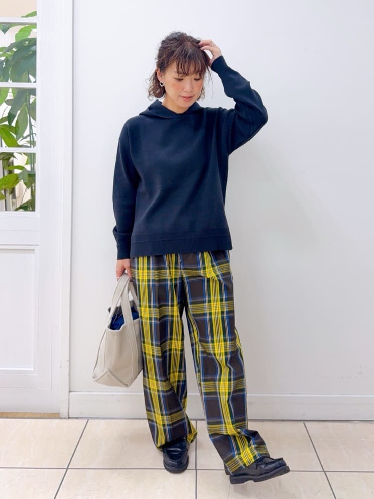 Osawaさんの「Dessin｜【洗える／体型カバー】ちょうどいいニットパーカ」を使ったコーディネート