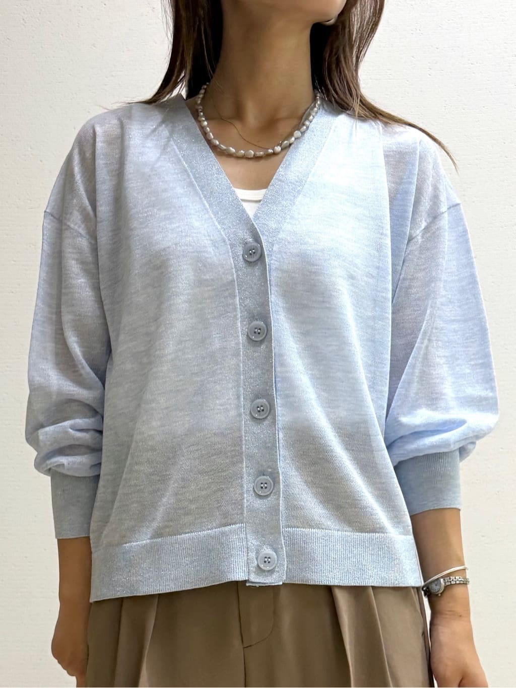 mamiさんの「INDIVI｜【着心地◎！】タックワイドパンツ」を使ったコーディネート