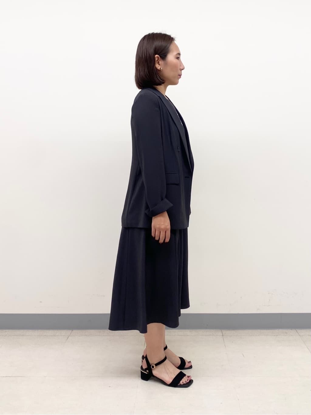 YUKARIさんの「INDIVI｜【軽く羽織れる！】ダブルジャケット」を使ったコーディネート
