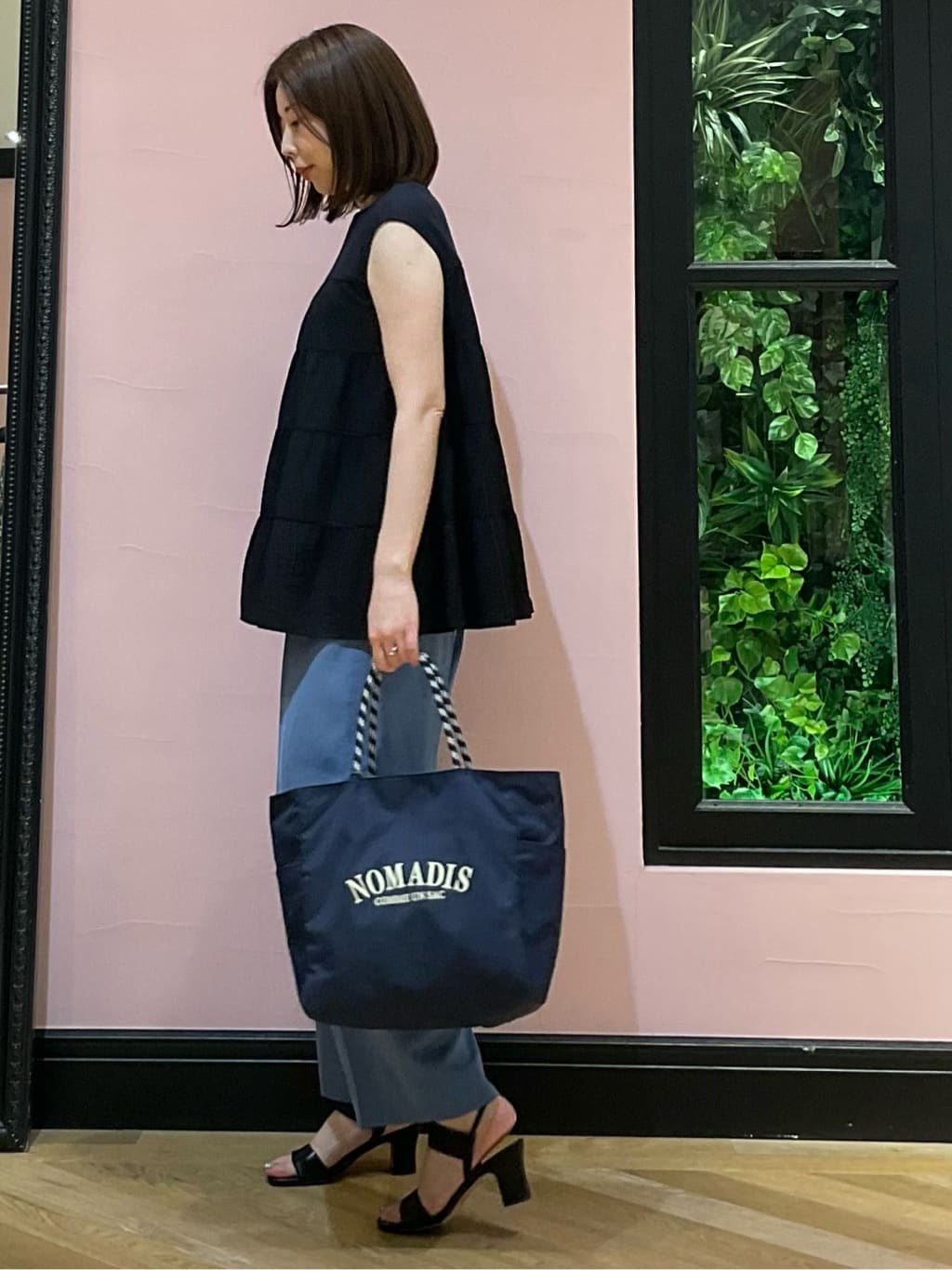 maruさんの「DRESSTERIOR｜◆【接触冷感/イージーケア】ティアードコンビカットソー」を使ったコーディネート