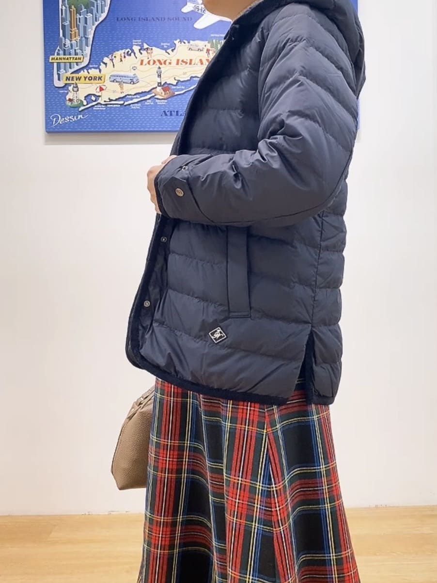 Hamaさんの「Dessin｜【撥水・2WAY】ミュラーダウンコートミドル丈」を使ったコーディネート
