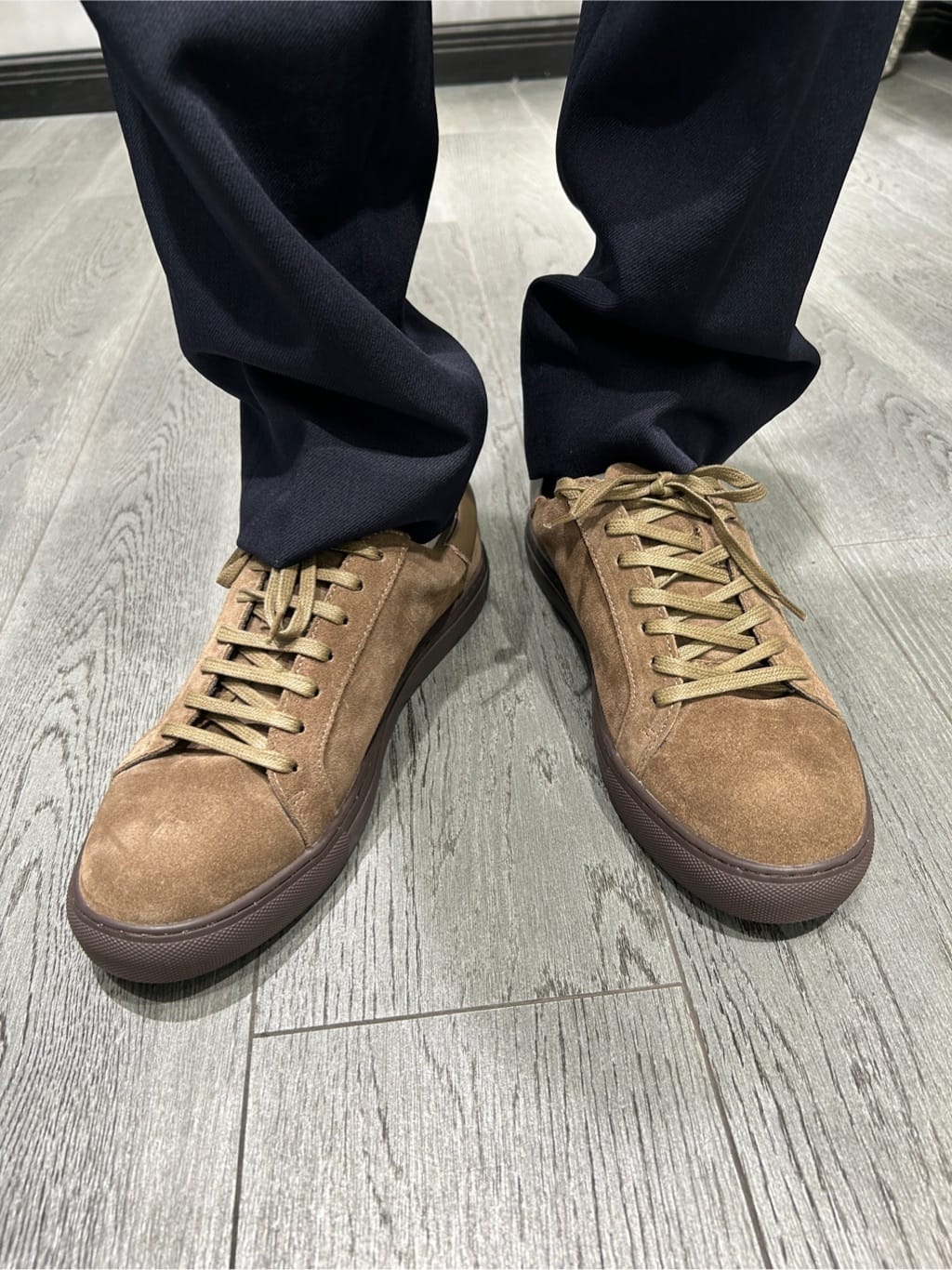 ruiさんの「TAKEO KIKUCHI｜【COOL CITY WEAR】モックネック プルオーバー /接触冷感」を使ったコーディネート