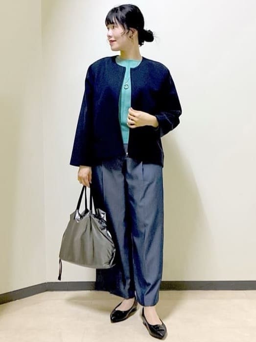  beni_gingerさんの「Reflect｜【選べる8色／スカートにもパンツにも◎】ウール混ボートネックニット」を使ったコーディネート