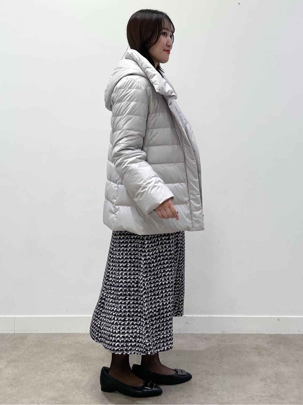 yukariさんの「Reflect｜【SS-4Lサイズ】フーデッドミドルダウンコート」を使ったコーディネート