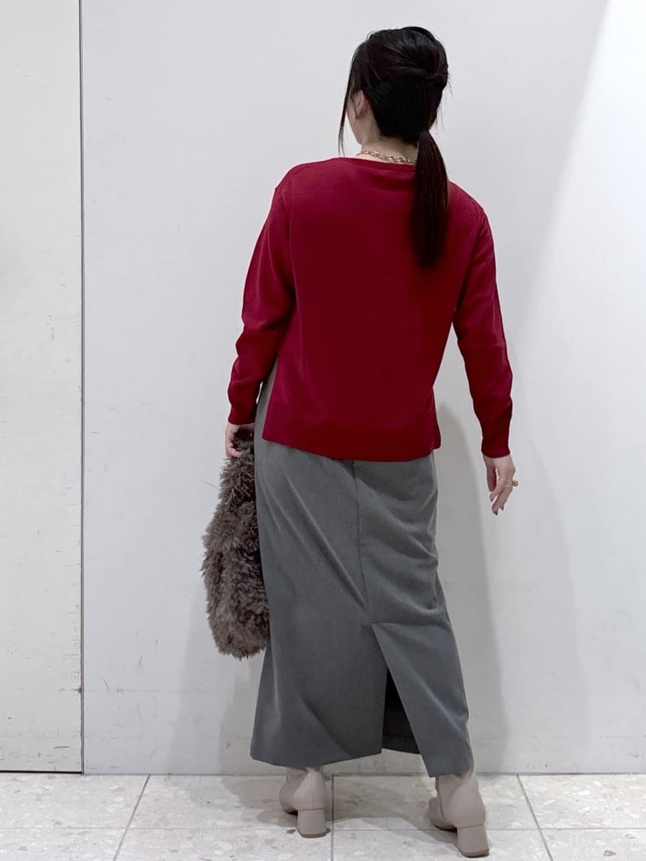 mameさんの「OPAQUE.CLIP｜カシミヤブレンドウールミドルピーコート」を使ったコーディネート