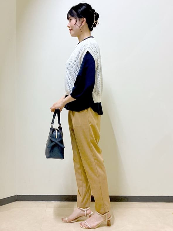  beni_gingerさんの「Reflect｜◆【マシンウォッシュ可／セットアップ可】スリーブディティールブラウス」を使ったコーディネート
