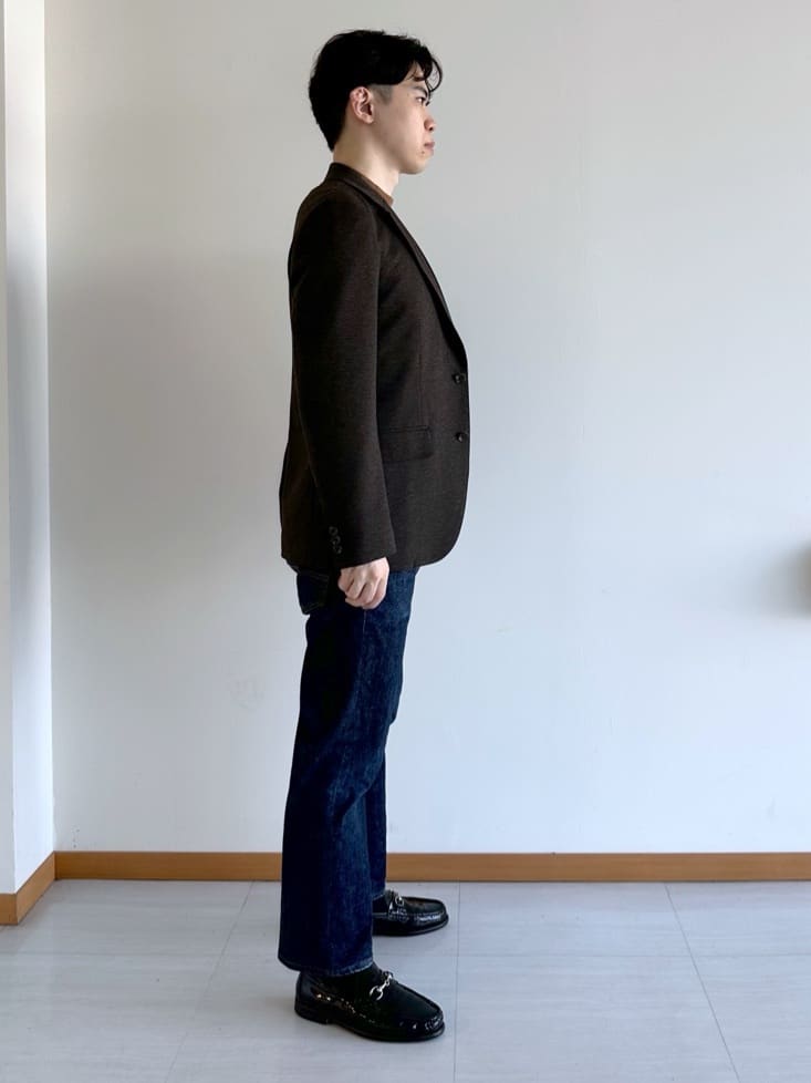 イッシーさんの「TAKEO KIKUCHI｜【None Of Stress】アクティブジャージ 千鳥 ジャケット」を使ったコーディネート