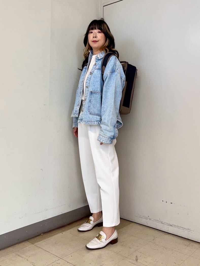 iwさんの「TAKEO KIKUCHI｜【COOL CITY WEAR】テーラードTシャツ /接触冷感」を使ったコーディネート
