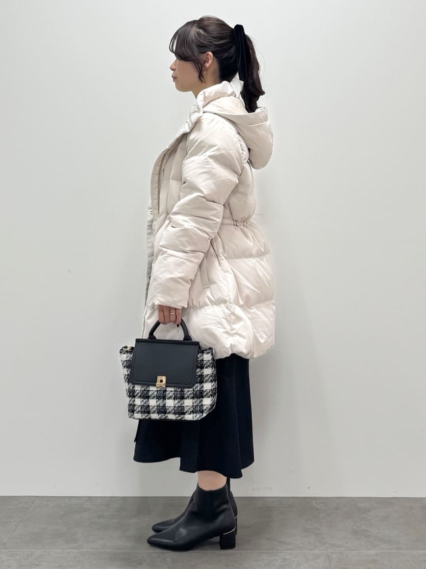 kozuさんの「index｜ラメガーター編みボートネックニット【洗濯機OK】《8col／XS～LL》」を使ったコーディネート