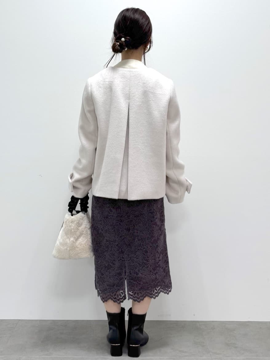 kozuさんの「index｜ふんわりボトルネックパフスリーブニット【洗濯機OK】」を使ったコーディネート