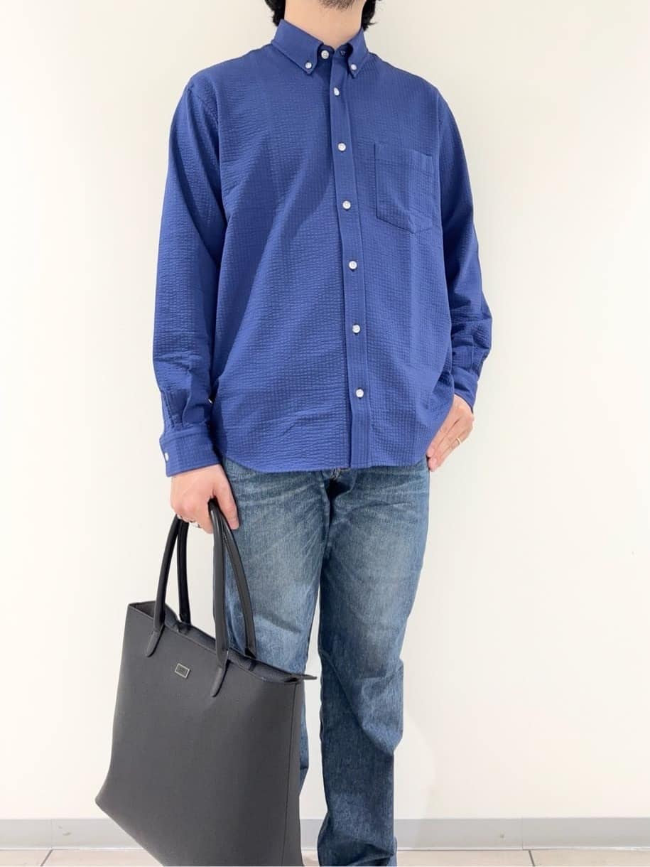 及川さんの「TAKEO KIKUCHI｜【モンスターストレッチ】日本製 ウォッシュド デニムパンツ」を使ったコーディネート