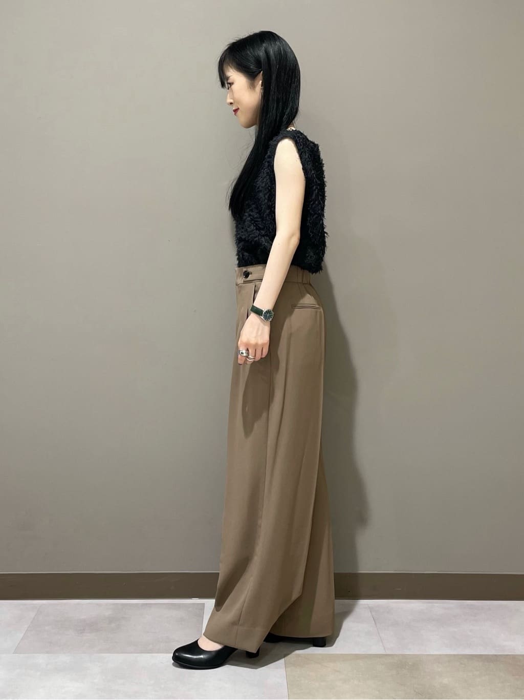 KEIKOさんの「INDIVI｜【軽く羽織れる！】ダブルジャケット」を使ったコーディネート