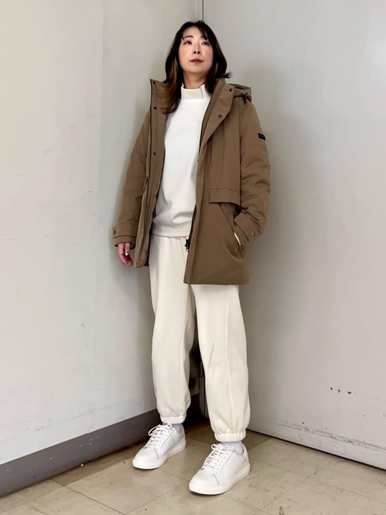 iwさんの「TAKEO KIKUCHI｜【None Of Stress】ストレッチ ダウンブルゾン」を使ったコーディネート