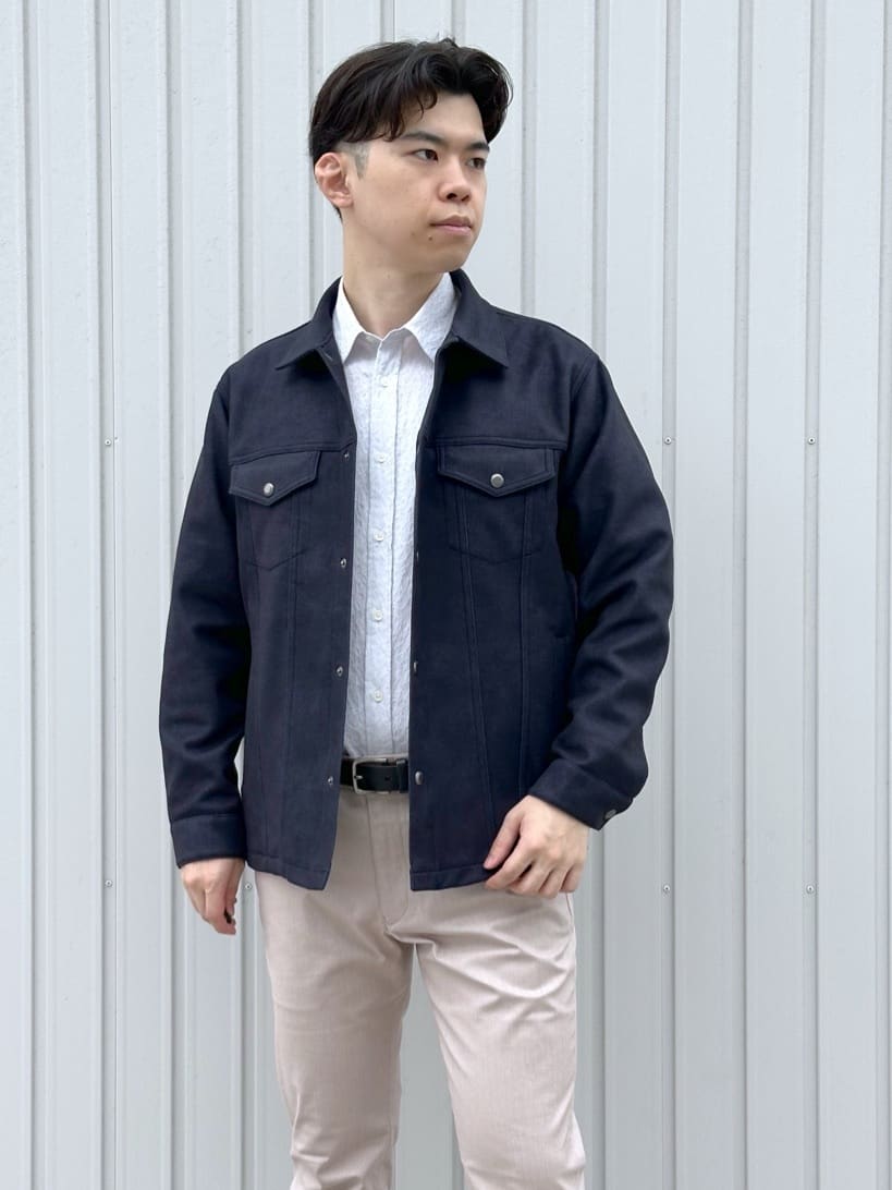 イッシーさんの「TAKEO KIKUCHI｜【Made in JAPAN】播州織 ドビー千鳥シャツ」を使ったコーディネート