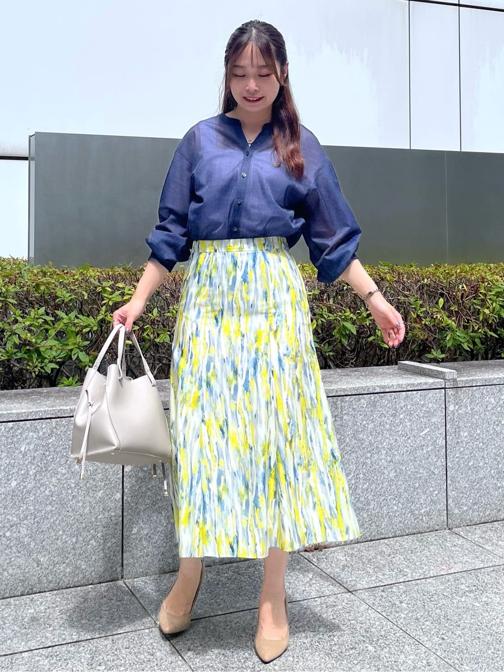 Saekoさんの「COUP DE CHANCE｜【手洗い可】シアーブラウス」を使ったコーディネート