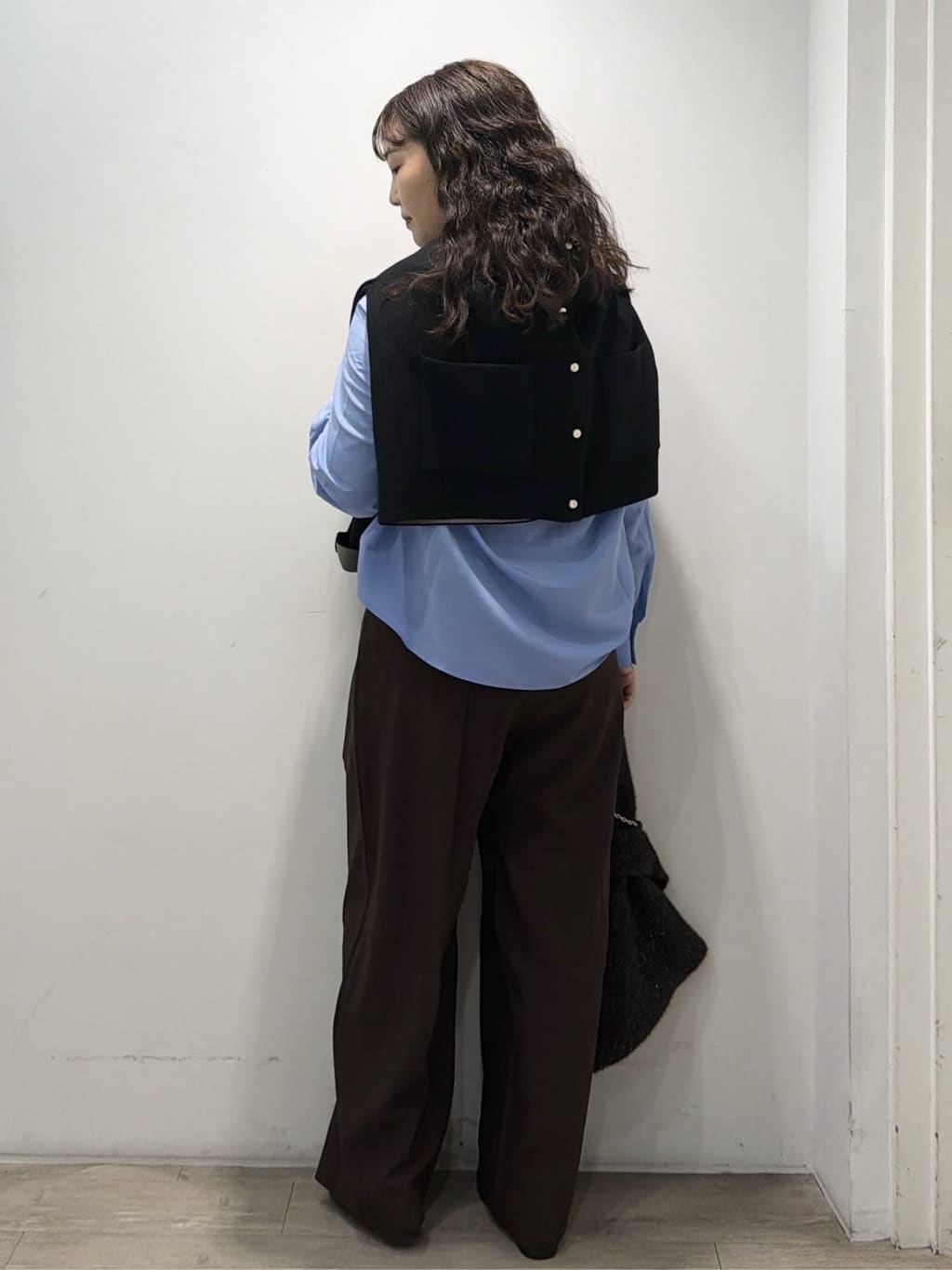 sumicaさんの「OPAQUE.CLIP｜タックデザインワイドパンツ【洗濯機OK】」を使ったコーディネート