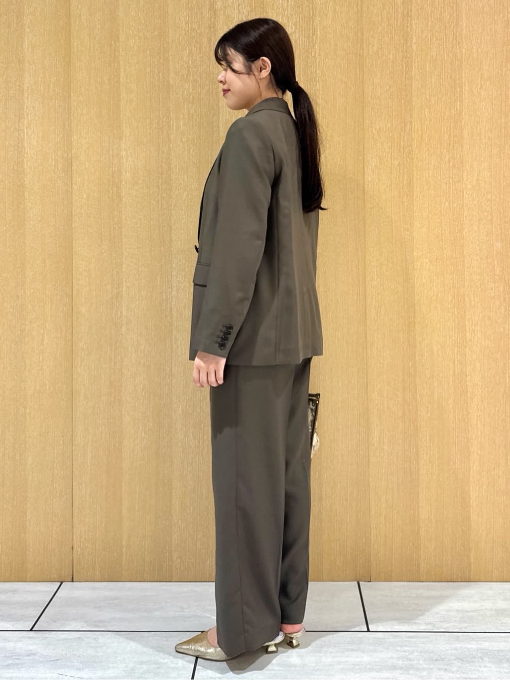 nanaさんの「UNTITLED｜【セットアップ可】ウールライク ダブルブレストジャケット」を使ったコーディネート