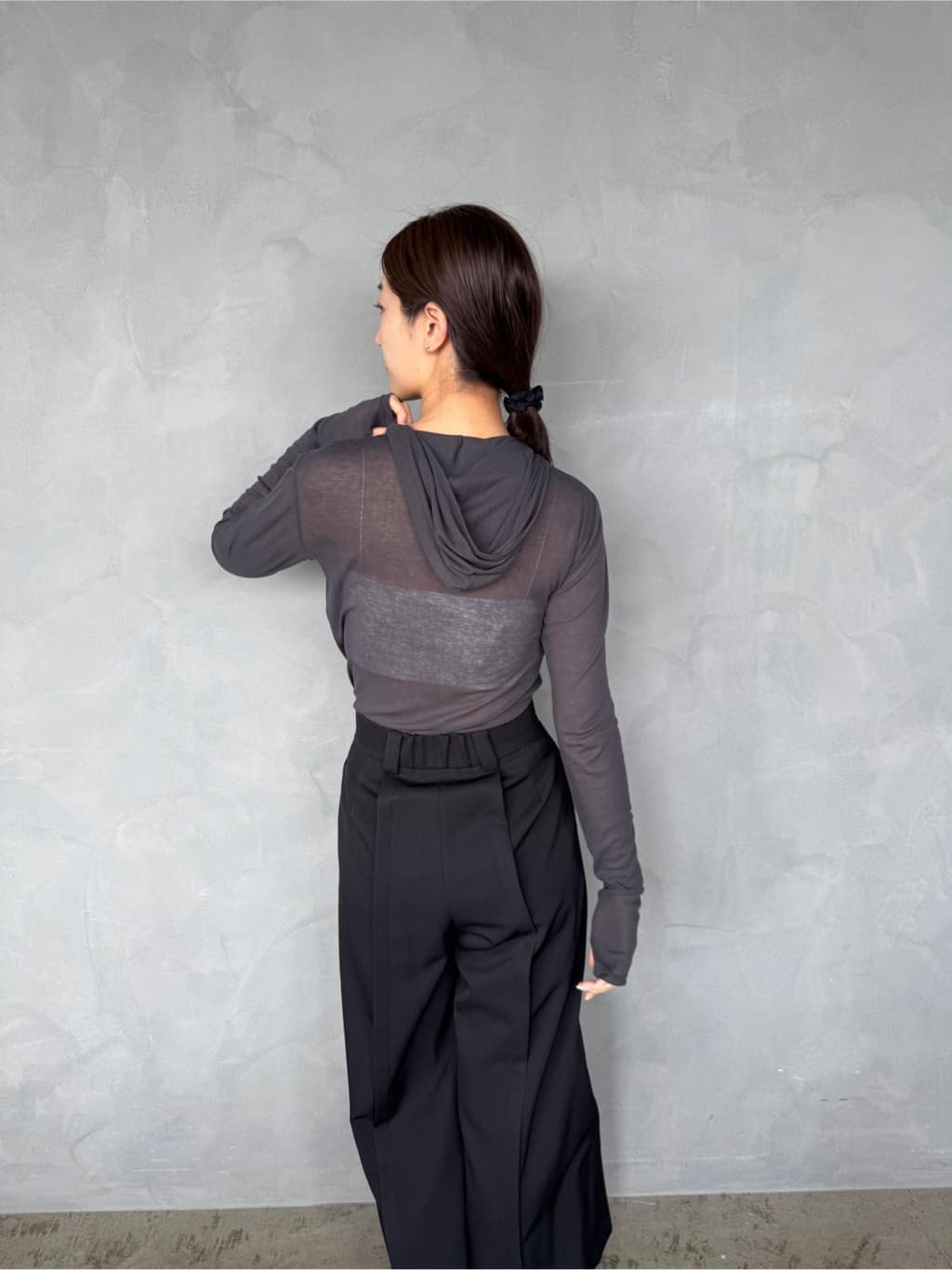 uchi__yamaさんの「CODE A｜center slit wide pants」を使ったコーディネート