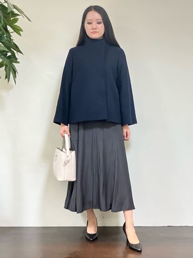 カレンさんの「UNTITLED｜【セットアップ可/ゆったり】ウール混ラメニット」を使ったコーディネート