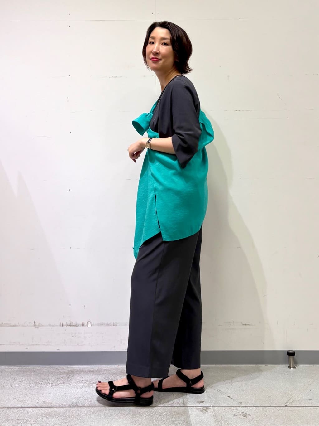 yuriさんの「INDIVI｜【選べるトップパーツ】ワントップネックレス」を使ったコーディネート